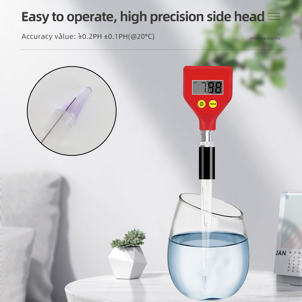 Soil Test Digital - เครื่องวัดค่า pH รุ่น PH-98108 แบบกระจกใส ช่วงการวัด