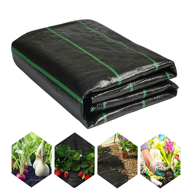 Smart Garden Greenhouse - ผ้าใยไหมตาข่ายป้องกันวัชพืชสำหรับใช้ในการเกษตรเสื่อคลุมดินสำหรับกำจัดวัชพืชตาข่ายป้องกันวัชพืชซึมน้ำได้สำหรับเรือนกระจก