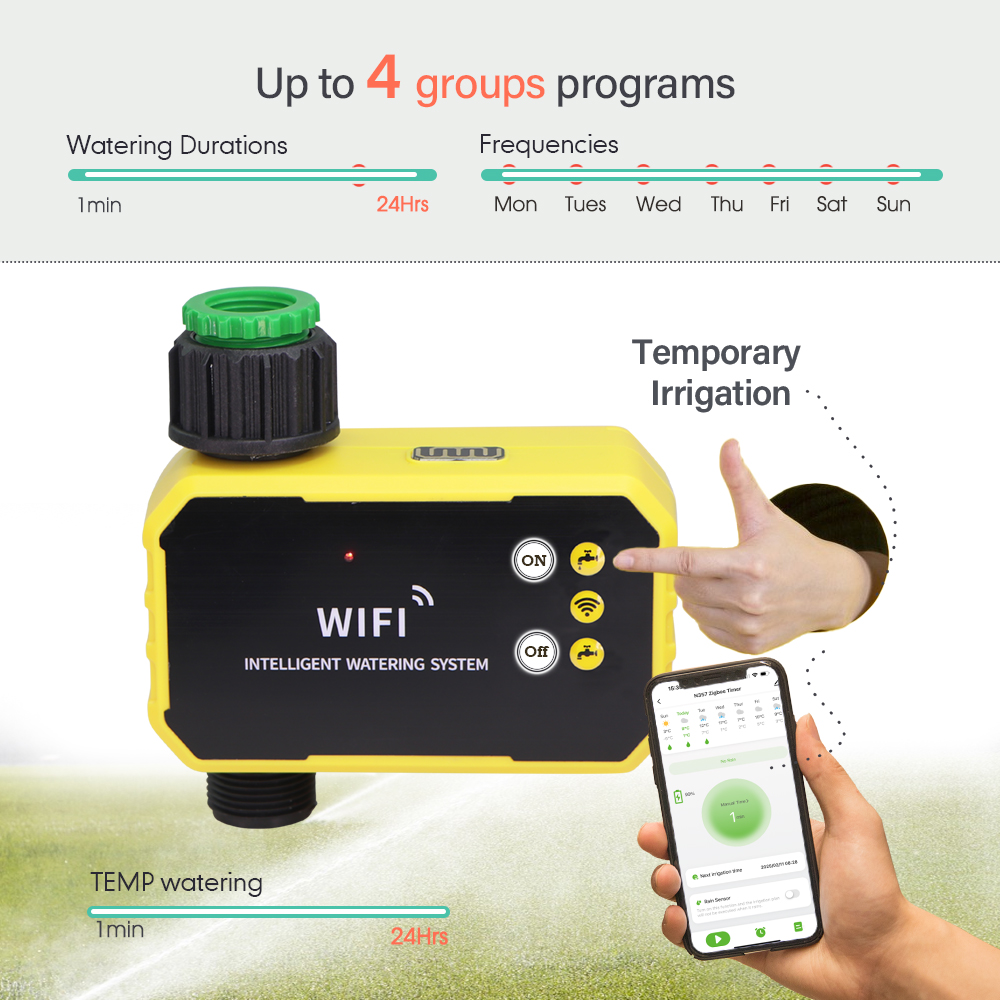 Zigbee สมาร์ทชลประทานจับเวลาพล - Smart Garden Zigbee บทวิจารณ์และราคา