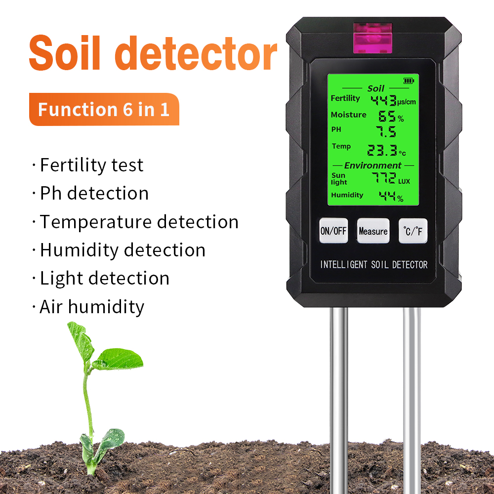 6 in 1 เครื่องทดสอบดินดิจิตอลม - Soil Test Digital บทวิจารณ์และราคา