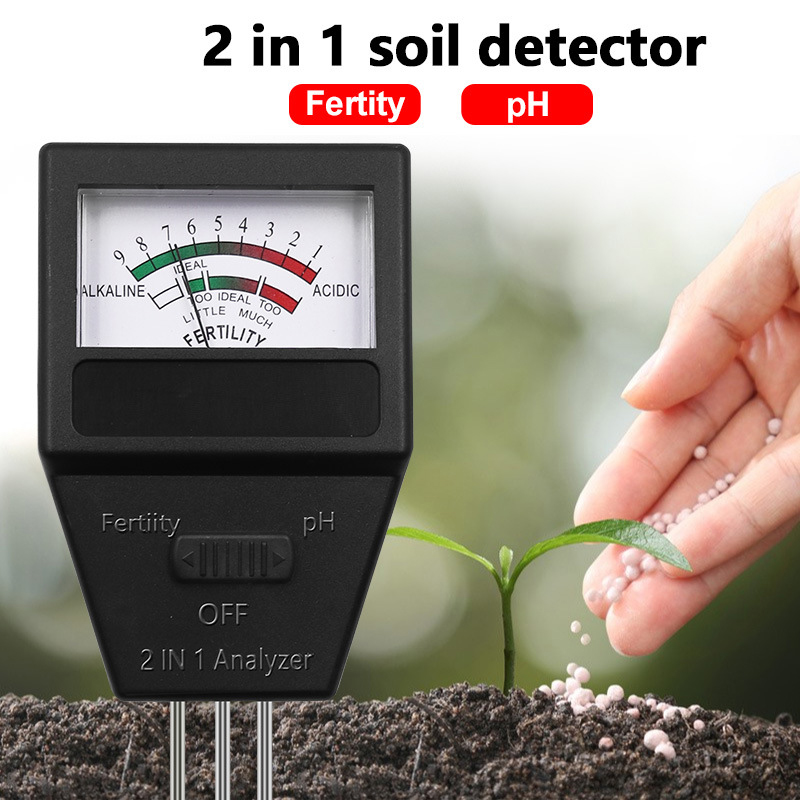 2 in 1 Soil PH Fertility Meter - Soil Test Digital บทวิจารณ์และราคา