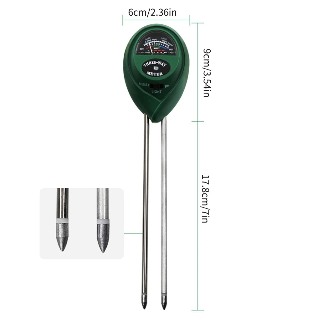 เครื่องวัดค่า pH ดิน 3 in 1 พร - Soil Test Digital บทวิจารณ์และราคา