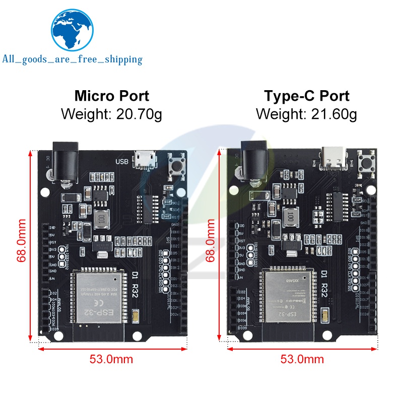 1/3 ชิ้น Type-c / MICRO USB ES - Smart Garden Esp32 บทวิจารณ์และราคา