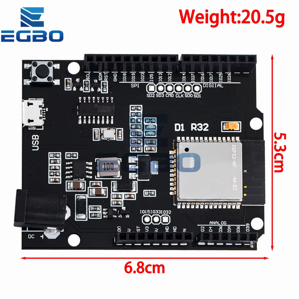 Wemos D1 R32 ESP32 บอร์ดพัฒนา  - Smart Garden Esp32 บทวิจารณ์และราคา