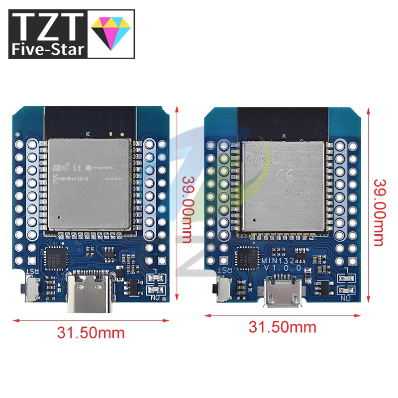 TZT 1/3 ชิ้น สำหรับ Wemos Mini - Smart Garden Esp32 บทวิจารณ์และราคา
