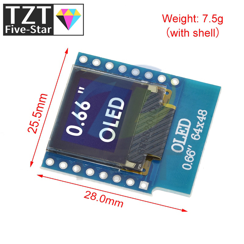 โมดูลจอแสดงผล OLED ขนาด 0.66 น - Smart Garden Esp32 บทวิจารณ์และราคา