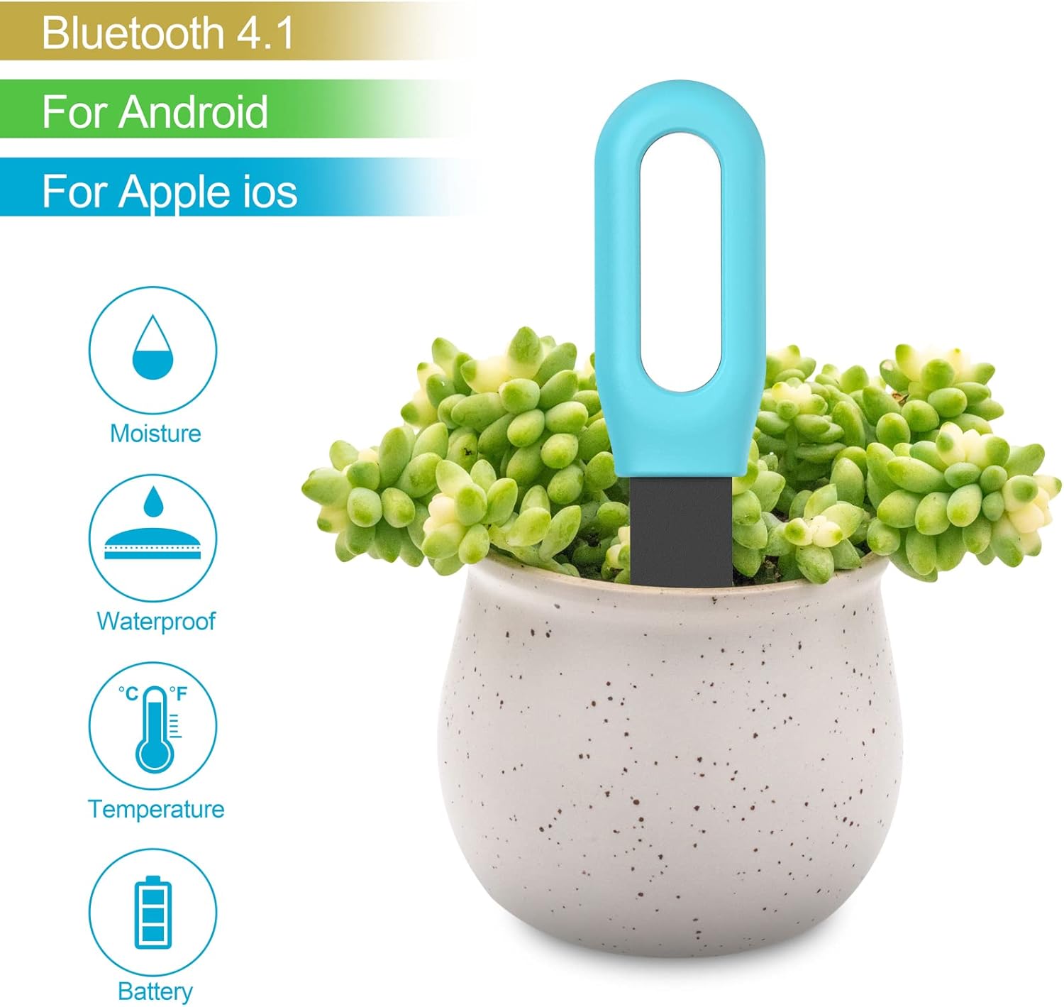 ทูย่าบลูทูธซิกบีสมาร์ทเครื่องท - Soil Test Digital บทวิจารณ์และราคา