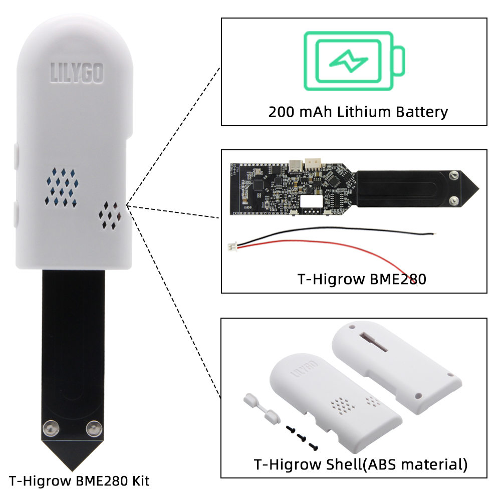 LILYGO® T-Higrow ESP32 Soil Te - Smart Garden Esp32 บทวิจารณ์และราคา